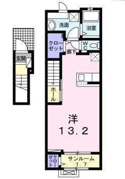 ヴィラ香椎 IIの間取り