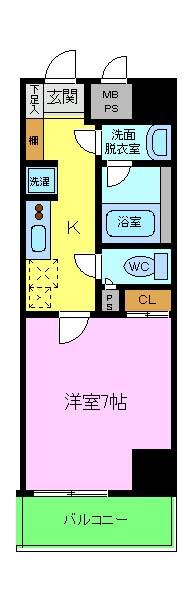 サザンクレスト堺東の間取り