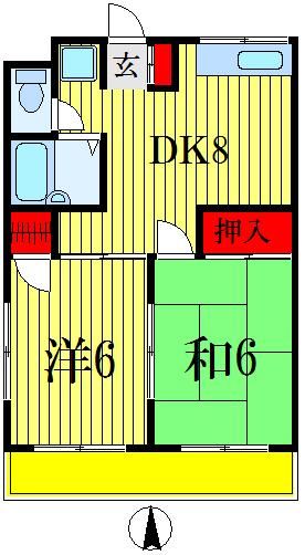 金子マンション5番館の間取り