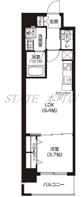 アーバネックス北久宝寺の間取り