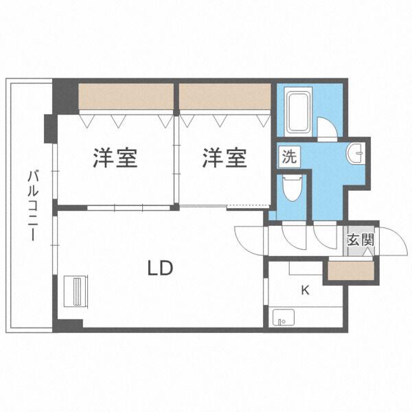 TEADA北4条　ティーダ北4条の間取り