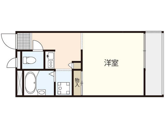 広島市安芸区矢野西のマンションの間取り