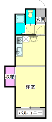 コウガマンションIIの間取り