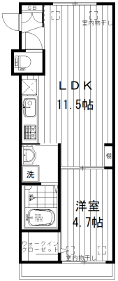 ｋａｉｌｕａの間取り