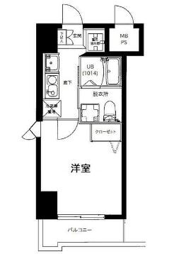 リバティー多摩川の間取り