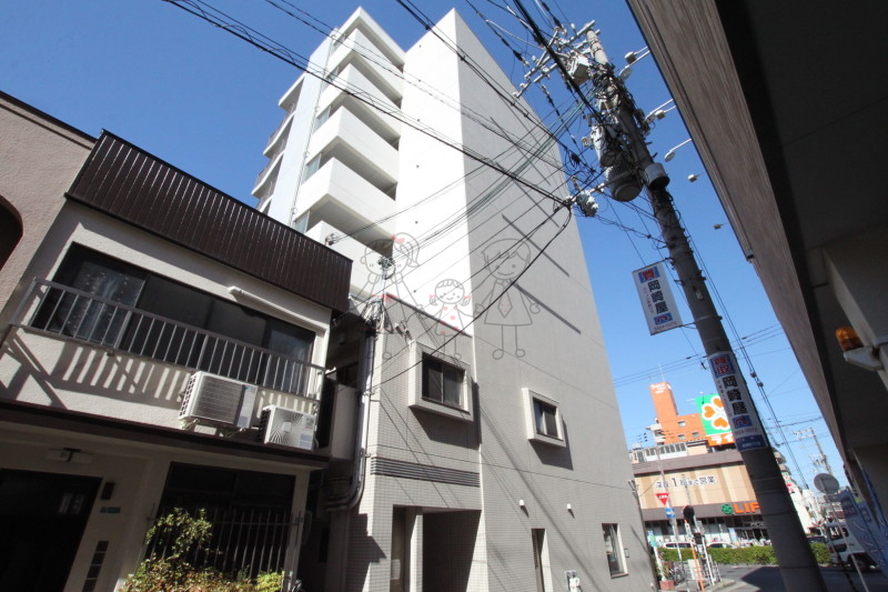 【大阪市阿倍野区阪南町のマンションの建物外観】