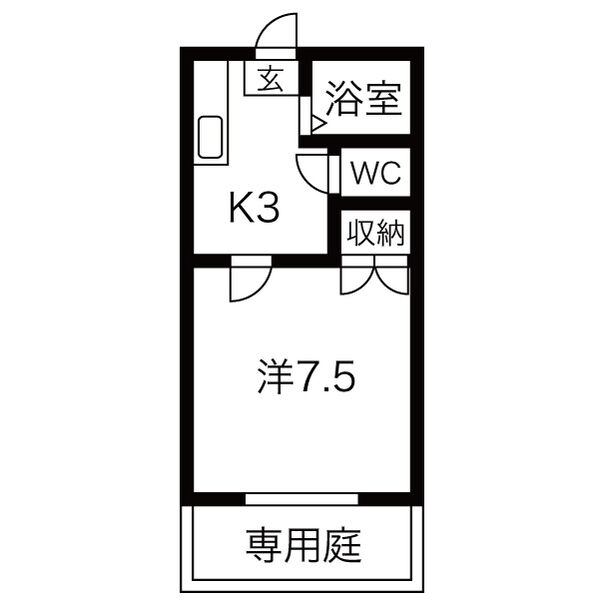 コスモコーポの間取り