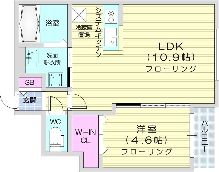 ブランシャールNEOの間取り