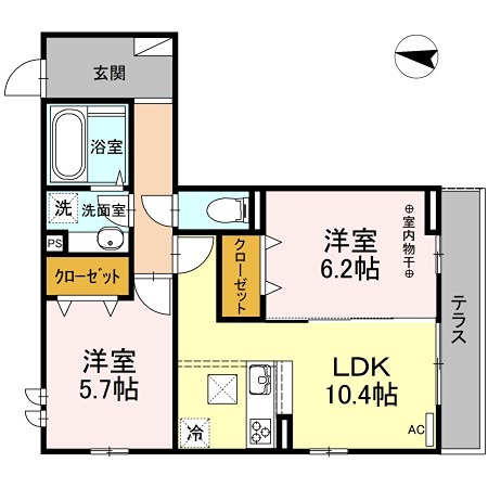 ファミユCの間取り