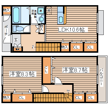 フェニックス本木壱番館の間取り