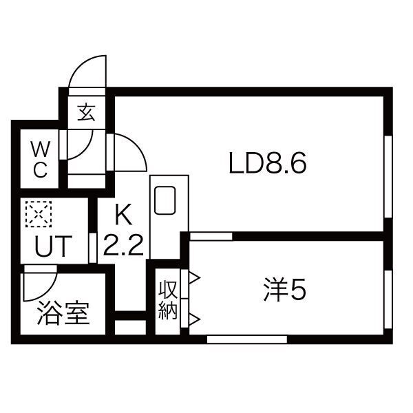 ブリスＳ２Ｅ２の間取り