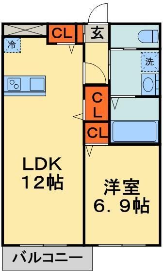 ノーブルステージ神明町の間取り