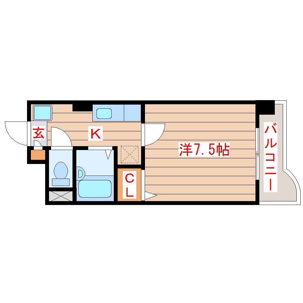 正栄ビル西公園の間取り