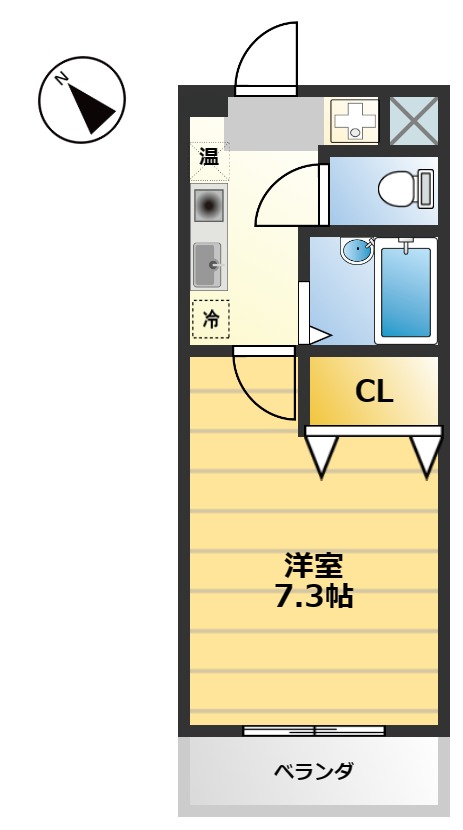 疋田マンションIIの間取り