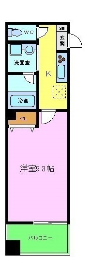 レクラン七道の間取り