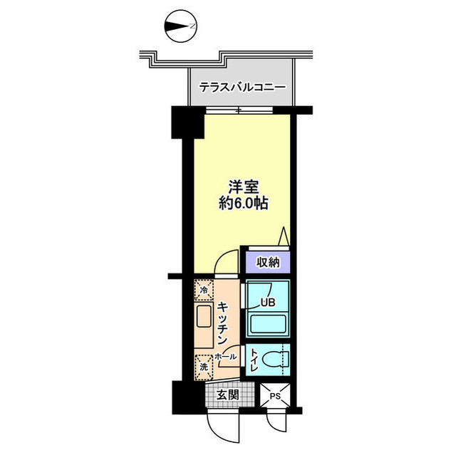 信開ウェラコート駅北の間取り