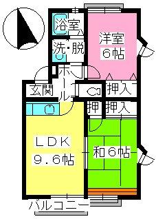 ティアラ新飼の間取り