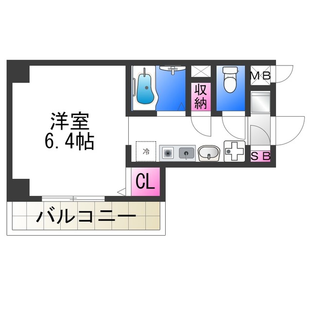 リバーランド堺東の間取り