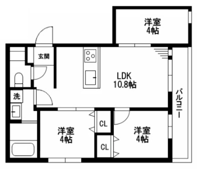 ミア流山の間取り