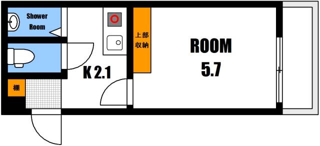 広島市安佐南区長束のマンションの間取り