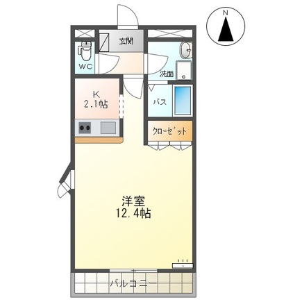 パレスさくらんぼの間取り