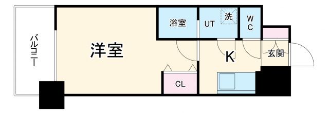 ワールドアイ都島駅前の間取り