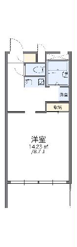 レオパレスＰｅａｌ　Ｓｑｕａｒｅの間取り