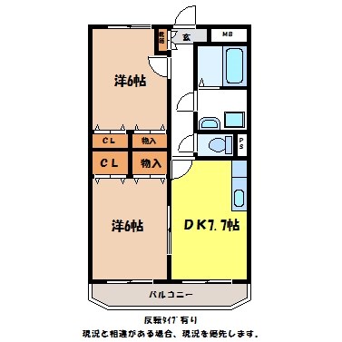 エトワールコスモの間取り