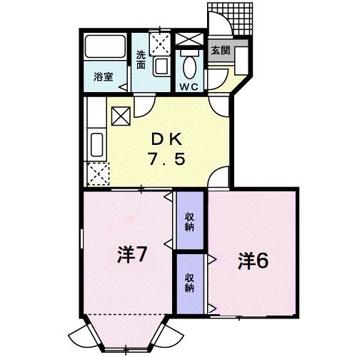 ファミールＴＢの間取り