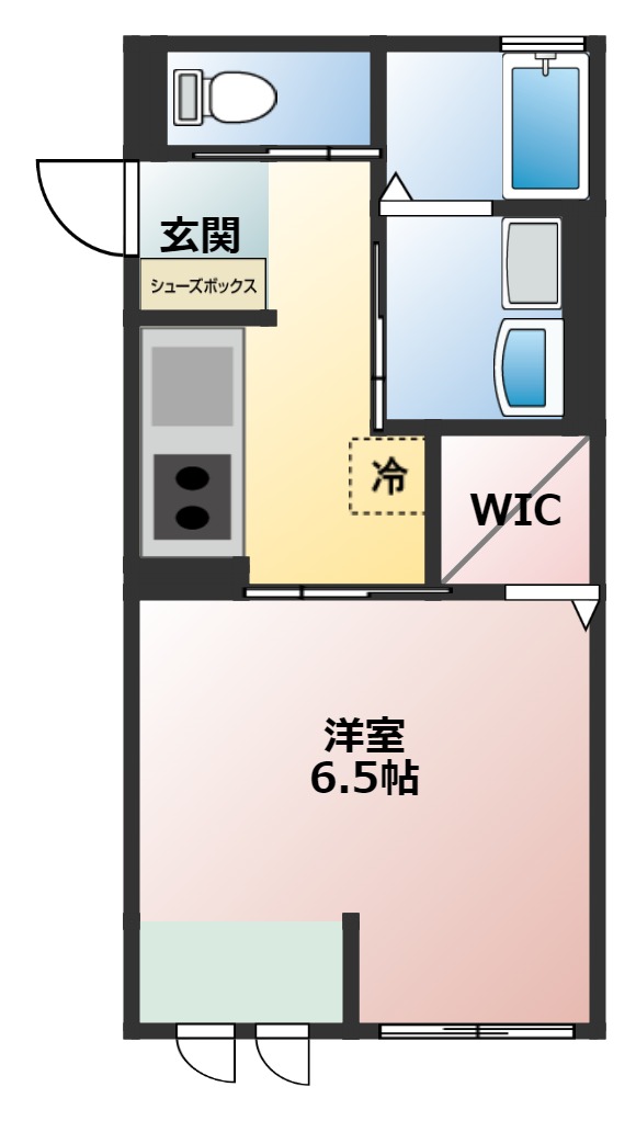 グラン　ルージュIの間取り