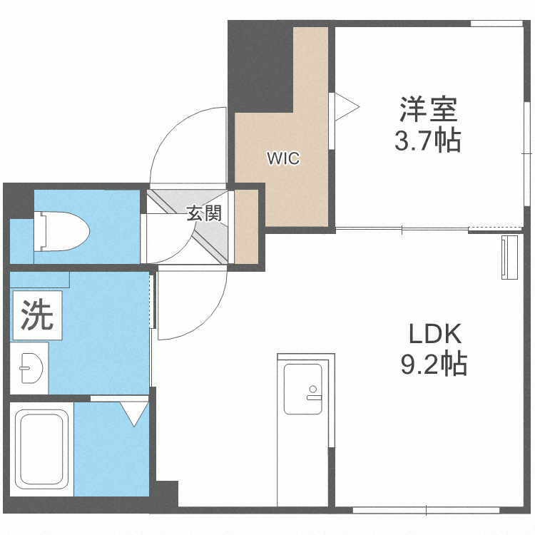 SERAM北9条(セラムキタ9ジョウ)の間取り