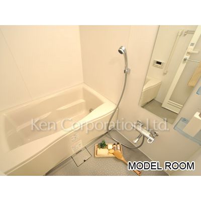 バス・シャワールーム　同タイプ2階のお部屋を撮影。仕様が異なることがあります。