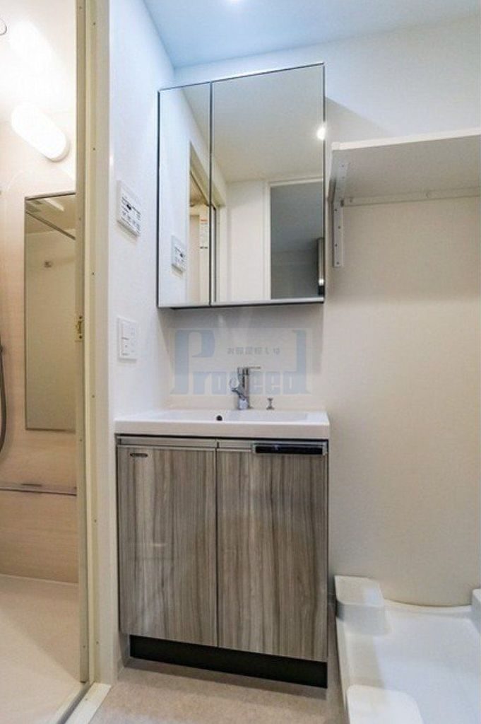 洗面設備　うれしい独立洗面台！