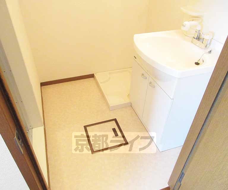 洗面設備　脱衣所もしっかり設計しています