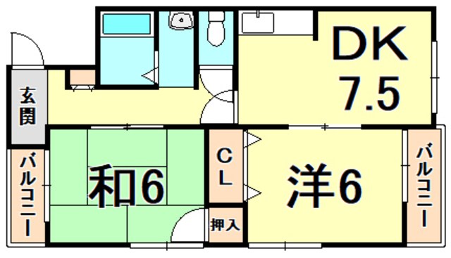 164ビルの間取り写真