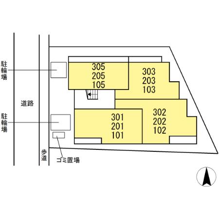 その他　D Paina 松見町　区画図