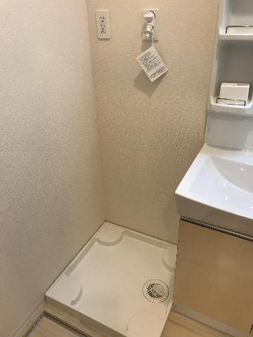 セキュリティ　洗濯機置場