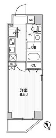 ステージファースト浅草橋IVの間取り写真