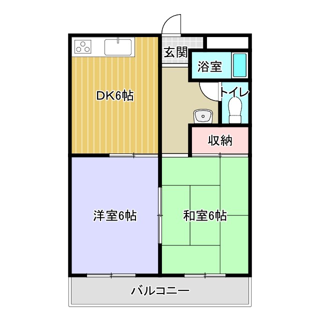 ファミール西大寺の間取り写真