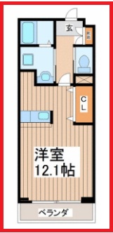 グラッツェ鎌倉の間取り写真