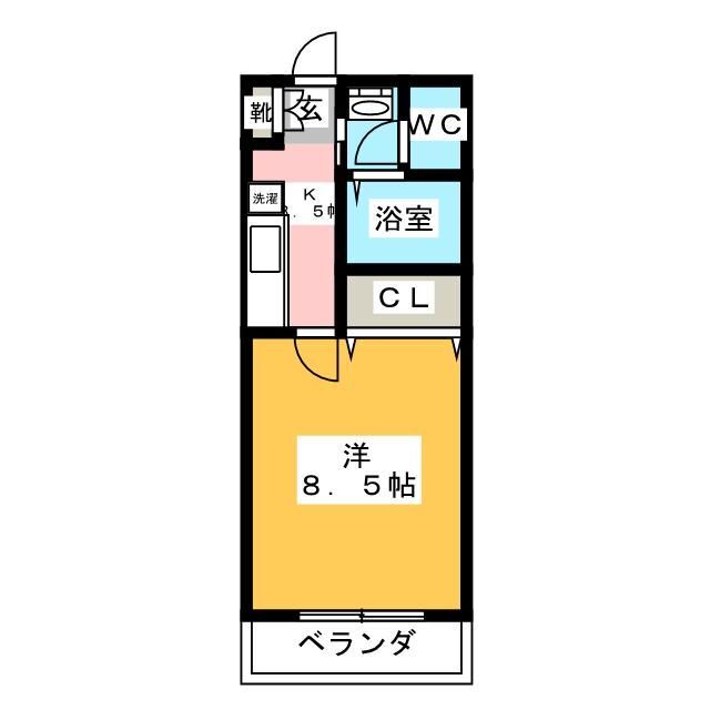 ディアコート コトブキの間取り写真