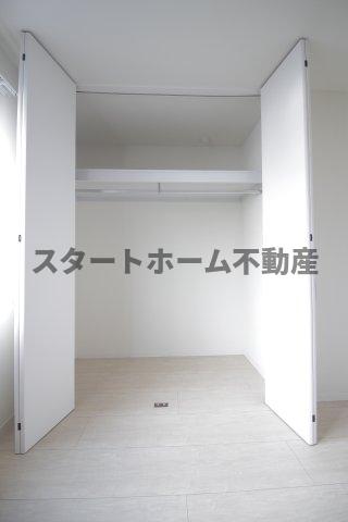 収納　たっぷりとした収納スペースです