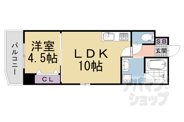 グラシアス城南宮の間取り写真