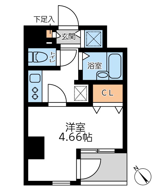 フォレシティ六本木の間取り