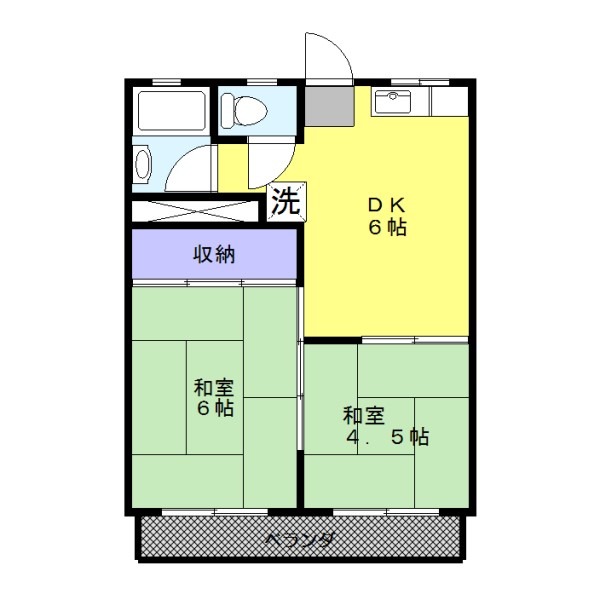 グリーンコーポ(西狭山ケ丘)の間取り