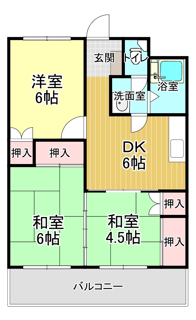 森高マンションの間取り