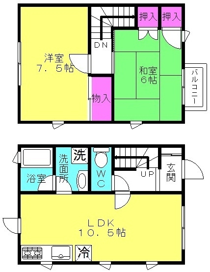 アーバルハイツの間取り