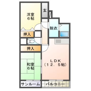 ブルク神宮寺の間取り