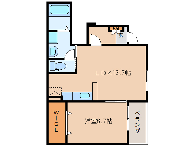 【ダンデライオンますがDの間取り】