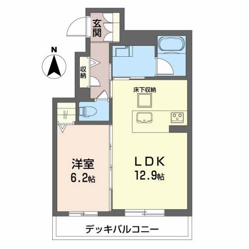 大和高田市片塩町のマンションの間取り